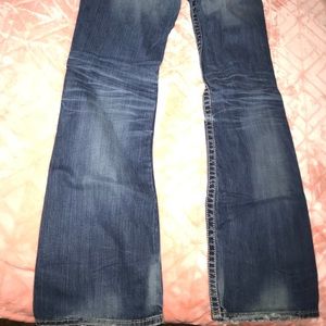 Distressed Big Star jeans